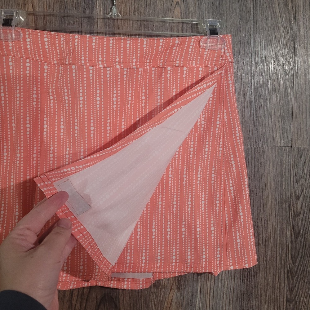 Rip Skirt Hawaii Size S Skirt Length #1 Peach Pink w/White Dots Beach Surf - Picture 3 of 7